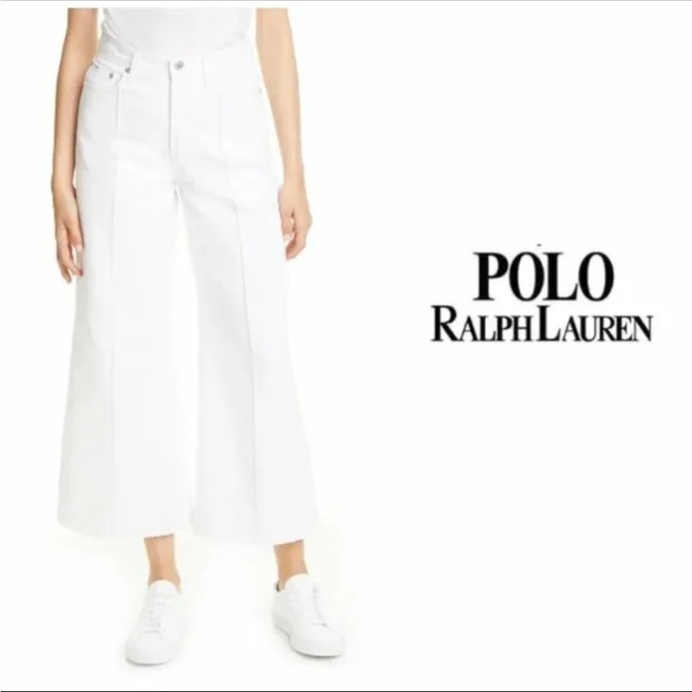 Polo Ralph Lauren Wide Leg Crop Pants